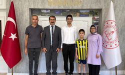 İl Birincisi Öğrenciye Milli Eğitim’den Ödül