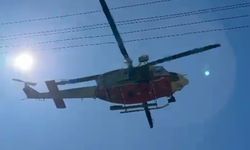 Borçka’da Hasta Helikopterle Sevk Edildi