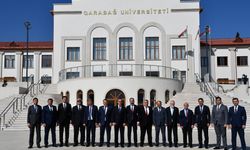 Prof. Dr. Aydın ve Rektörler Heyetinin Azerbaycan Temasları