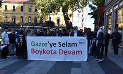 Trabzon'da Filistin'e destek yürüyüşü düzenlendi