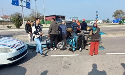 Sinop'ta elektrikli motosiklet kazasında 3 kişi yaralandı