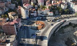 Trabzon'da Esentepe Kavşağı'nın yapım çalışmaları devam ediyor