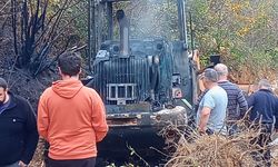 İş Makinesi Alev Aldı