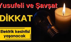 İki İlçede Elektrik Kesintisi