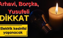 Artvin’in Üç İlçesinde Elektrik Kesintisi