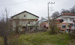 Samsun'da yangın çıkan evde hasar oluştu