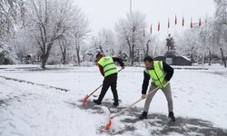 Ardahan’da belediyeden karla mücadele