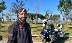 Trabzonlu iki arkadaşın iki teker üzerinde ‘Umre’ serüveni