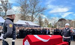 Vefat eden polis memuru törenle uğurlandı