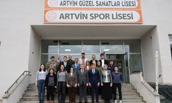 Artvin Spor Lisesi ve Güzel Sanatlar Lisesine Ziyaret