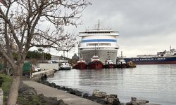 'Astoria Grande' kruvaziyeri Samsun'a geldi