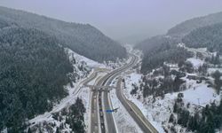 Kastamonu'nun yüksek kesimlerinde kar yağışı ve sis etkili oluyor