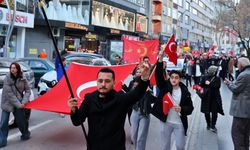 Samsun'da 'Bayrağa Saygı' yürüyüşü yapıldı