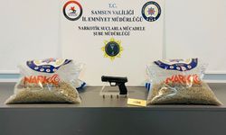 Samsun'da çantanın içine gizlenmiş 2 kilo sentetik uyuşturucu ele geçirildi