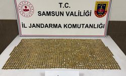 Samsun'da Osmanlı dönemine ait 1404 adet para bulundu