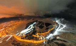 2 Metre 32 santimetre ile kar kalınlığı rekoru Palandöken'de