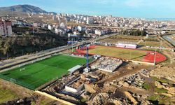 Ordu'da modern spor kompleksi inşaatı yükseliyor