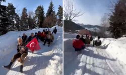 Artvin'de 7'den 70'e Kızak Keyfi