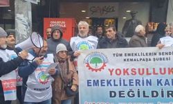 Kemalpaşa’da Emeklilerden Zam Protestosu