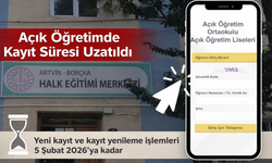 Açık Öğretimde 2. Dönem Kayıtları Uzatıldı