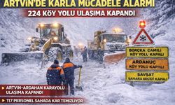 224 KÖY YOLU KAPALI, EKİPLER SAHADA