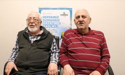 Yarım asırdır içtikleri sigaradan Sağlıklı Hayat Merkezinin desteğiyle kurtuldular