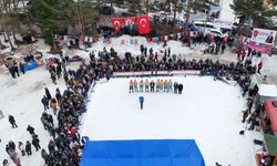 Kar Üstü Karakucak Güreşleri Yapıldı