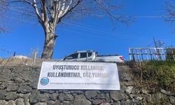 Uyuşturucuya Karşı Pankartlı Çağrı