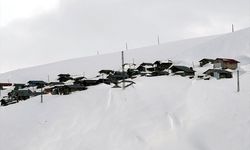 Ardahan ile Artvin Arasındaki Yaylalar Karla Beyaza Büründü