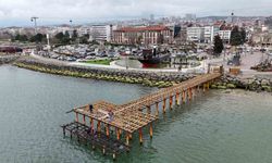 Ordu'da Ay Işığı İskelesi yenileniyor