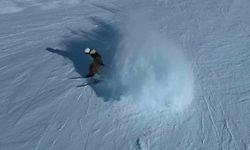 Türkiye'nin en dik pisti Ejder; kar, güç ve adrenalin