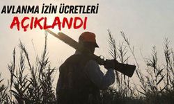 Avlanma İzin Ücretleri Açıklandı