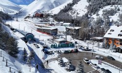 Palandöken Kayak Merkezi'nde kar kalınlığı 2 metreyi aştı