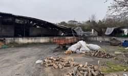 Samsun'da depoda çıkan yangın söndürüldü