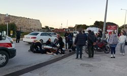 Sinop'ta 3 motosikletin karıştığı kazada 3 kişi yaralandı