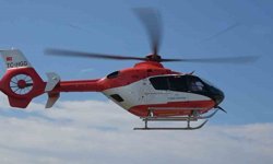 Ambulans helikopter yeni doğan bebek için zamanla yarıştı