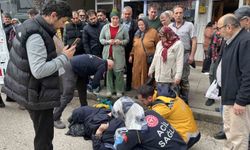 Ordu'da otomobilin çarptığı yaya yaralandı: Kaza anı kamerada