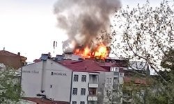 Vakfıkebir'de çatı yangını korkuttu