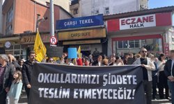 Okullarda Şiddete Protesto
