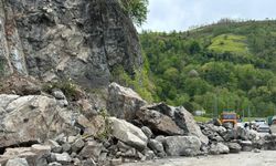 Heyelan Bölgesinde Çalışmalar Sürüyor