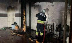 Ordu'da cami lojmanında yangın