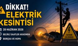 Borçka ve Hopa'da Çok Sayıda Yer Etkilenecek