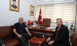 AÇÜ Rektörü Aydın'dan Valilik Basın Müdürlüğü'ne Ziyaret