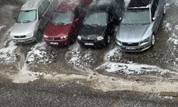 Ardahan'da sağanak ve dolu etkili oldu