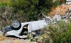 Erzurum'da devrilen otomobilin sürücüsü öldü