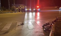 Kastamonu'da iki otomobilin çarptığı bisiklet sürücüsü ağır yaralandı