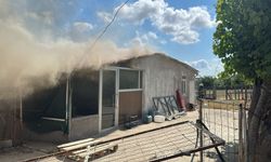 Samsun'da müstakil evde çıkan yangın söndürüldü