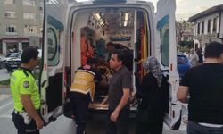 Boyabat'ta elektrikli bisikletin çarptığı kadın yaralandı