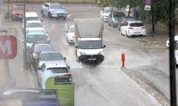 Erzurum'da sağanak etkili oldu
