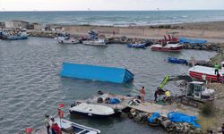 Samsun açıklarında konteyner bulundu